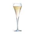 6 flûtes à champagne 20cl Open Up - Chef&Sommelier - Cristallin design original 30% plus résistant-2