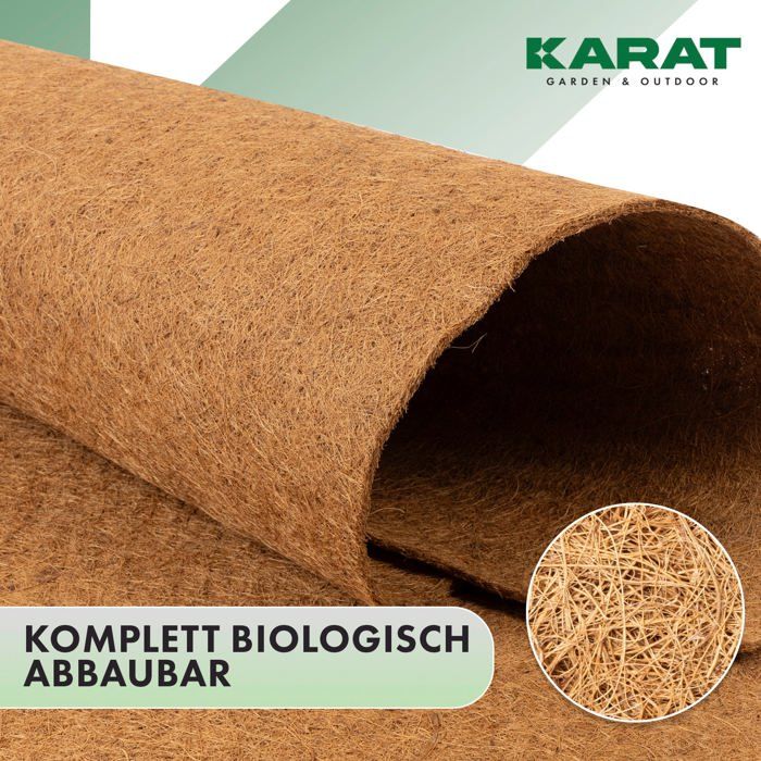 Tapis De Feutre De Coco Protection Contre Le Froid Pour Les Plantes Revetement De Sol Et Materiau De Rembourrage Biodegradable 1 X 1 M 81330951
