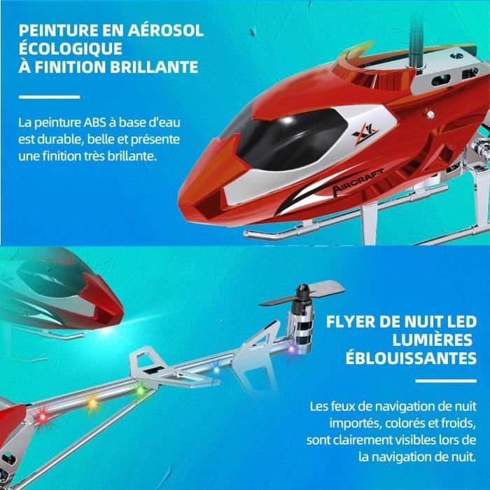 Hélicoptère télécommandé MINI Drone avec Caméra Jouet Maintien d'altitude  Avion 4 canaux 2.4G pour Enfant et Adulte extérieur - Cdiscount Jeux -  Jouets