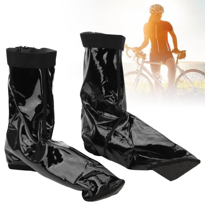 1 paire de couvre-chaussures de cyclisme imperméable à l'eau