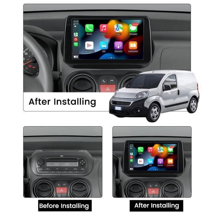 Autoradio Android 15 Pour Fiat Fiorino/Qubo/Peugeot Bipper/Citroen Nemo - 7 Pouces écran Tactile - 4G+64G, GPS, CarPlay/Android Auto Sans Fil, Bluetooth 5.0
