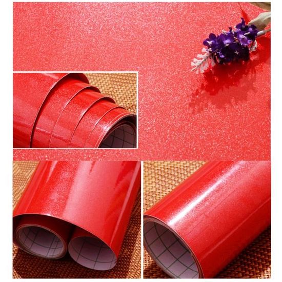 la t/él/évision Papier peint imperm/éable en PVC de qualit/é sup/érieure Pour le salon 0,61 x 5 m KINLO Film adh/ésif pour meubles le mur