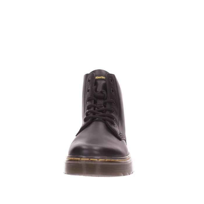 Dr. Martens Docs Zavala – Bottes De Combat Homme Cuir Noir, Taille 39, Occasion Bon état