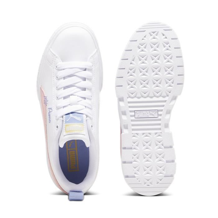 Baskets fille Puma Mayze Sweater Wthr blanc 37 Blanc Cdiscount Chaussures
