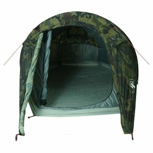 Tente Camouflage Vintage Arctiach - Kaki Clair Et Vert Citron, État Correct