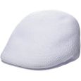 Kangol Tropic Ventair 507 Casquette Plate Mixte - Blanc 7 1/8-7 1/4