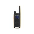 Motorola Talkabout T82 Extreme Quad Pack portable radio 2 bandes PMR 446 MHz 16 canaux noir, jaune (pack de 4)-0