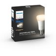 PHILIPS HUE Kit de démarrage 2 ampoules White et pont  - 9,5 W - E27 - Bluetooth-0