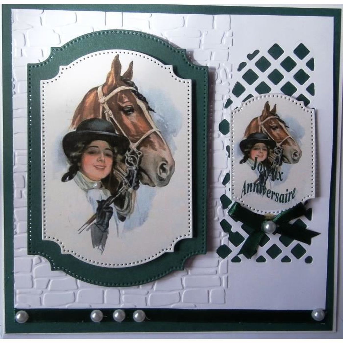 Carte Porte Billet Anniversaire Cheval Fille Achat Vente Carte