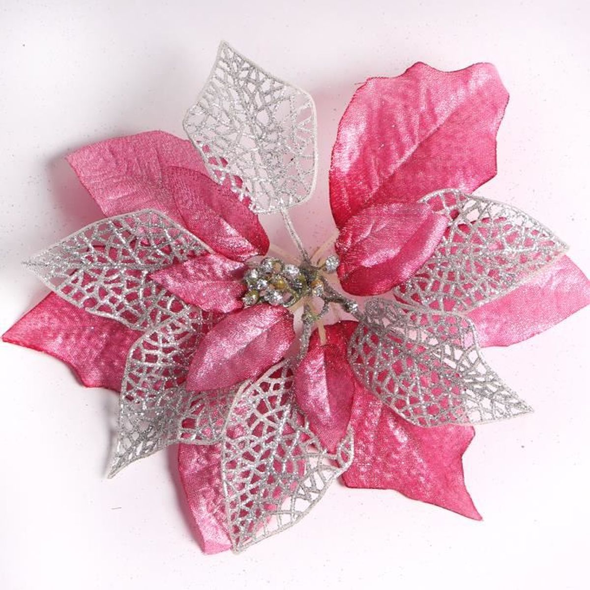 Fleur Artificielle Pour Décoration Sapin Guirlande Noel Haute