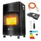 Chauffage au gaz - EUROCATCH - Eurocatch - 4200 W - Noir - Mobile avec tuyau et régulateur