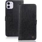 MOONCASE Coque iPhone 12 - Premium - Cuir PU - Portefeuille Magnétique - 2 Porte Cartes - Support Réglable