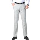 Pantalon Lin Homme Straight Stretch Été Respirant Casual - ZEWOW - Gris - Homme - Adulte