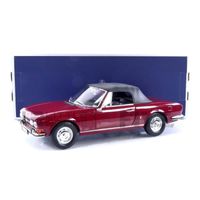 Voiture Miniature de Collection - NOREV 1/18 - PEUGEOT 504 Cabriolet - 1969 - Andalou Red - 184818