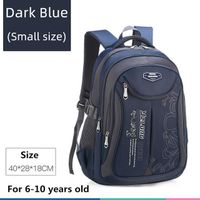 bleu foncé-S - 2021 Brand School Backpack Waterproof School Bags For Teenage Girls Boys Backpacks Large Capac