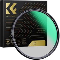 K&F Concept Filter Polarisant Filtre CPL 43 mm Nano-X MRC HD Super Mince Multicouche pour Objectif Appareil Photo Caméra Reflex N
