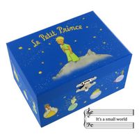 Boîte à musique - LUTECE CREATIONS - Le Petit Prince - It's a small world - Bleu