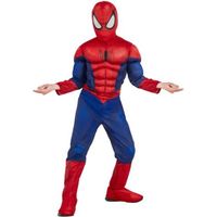Déguisement Spiderman musclé luxe enfant - Marvel - 3 à 4 ans - Noir - Polyester