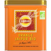 LIPTON Thé Noir Bio Orange Jaipur Vrac - 150 g