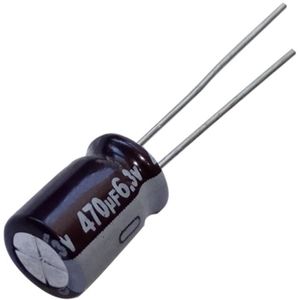 10x Condensateur électrolytique chimique 470µF 16V THT 1000h Ø8x11.5mm radial