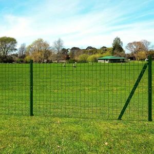 Ensemble De Cloture Grillage Vert Grillage Cloture Jardin En Acier Et Pvc 1 7 X 25 M Achat Vente Cloture Grillage Ensemble De Cloture Grillage Cdiscount