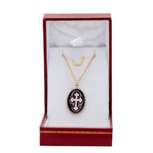 /" 90/% Virgin /"Plaqué Or Charme Pendentif 1//2/" Tall X 1/" Large NEUF