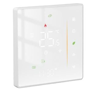 THERMOSTAT D'AMBIANCE contrleur de température intelligent Thermostat Intelligent WIFI App Control 95V à 240V Thermostats bricolage d'ambiance