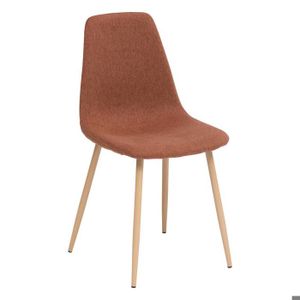 Fauteuil scandinave vintage MARIE velours côtelé kaki et bois | Leroy