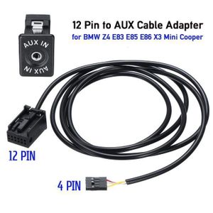 JENOR C/âble dentr/ée auxiliaire 3,5 mm femelle pour BMW E46 98-06 C/âble adaptateur audio auxiliaire pour t/él/éphone
