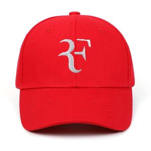 Bang hommes de Roger Federer Logo Rouge Casquette réglable perforé 