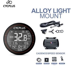 COMPTEUR POUR CYCLE Compteur vélo,compteur de vitesse GPS sans fil M2 