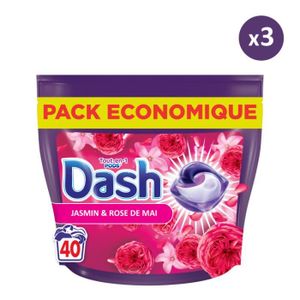 Dash collection Lenor tout-en-1 Pods - LESSIVE CAPSULES - SOUFFLE PRÉCIEUX  - 23 lavages (23x23,9g) 547,4g
