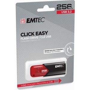 CLÉ USB USB FlashDrive 256GB EMTEC B110 Click Easy (Rot) U