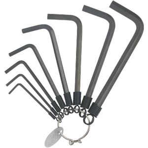 Hex Allen Clés De Différentes Tailles Clé Avec Handy anneau de stockage 10 pièces