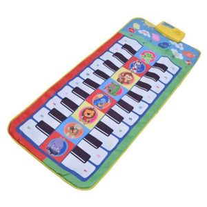 PIANO SKY-tapis de jeu pour piano tactile électronique Tapis de piano pour enfants Double clavier 20 touches 8 sons d'instruments