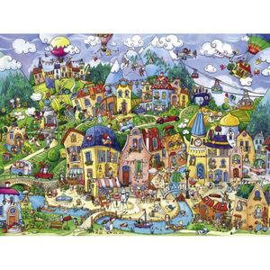Ravensburger Puzzle Ravensburger 05141 Puzzle pour Enfant 05141-Camping avec des Amis 15 pi/èces Jaune