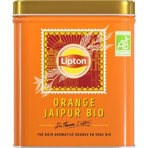 THÉ LIPTON Thé Noir Bio Orange Jaipur Vrac - 150 g