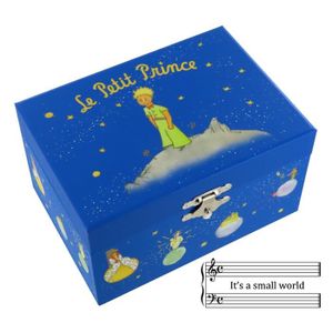 BOITE À MUSIQUE Boîte à musique - LUTECE CREATIONS - Le Petit Prince - It's a small world - Bleu