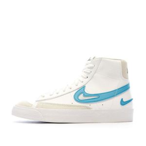 BASKET Baskets Blanches Femme Nike Blazer Mid GS - Chauss