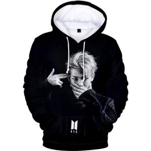 SWEATSHIRT Minetom Femme Sweatshirt BTS Kpop 3D Impression Ba