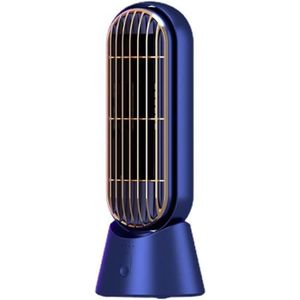 VENTILATEUR Ventilateur Électrique Turbo Sans Pales Rechargeable Par Usb, Silencieux, Portable, 4000 Mah, Bleu[J3355]