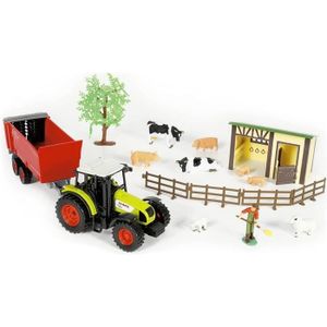 Coffret ferme avec tracteur et animaux - Cdiscount