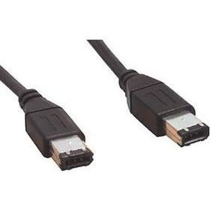 JUNSUNMAY Firewire IEEE 1394 6 broches mâle vers USB 2.0 mâle adaptateur  câble convertisseur, longueur: 1,8 m
