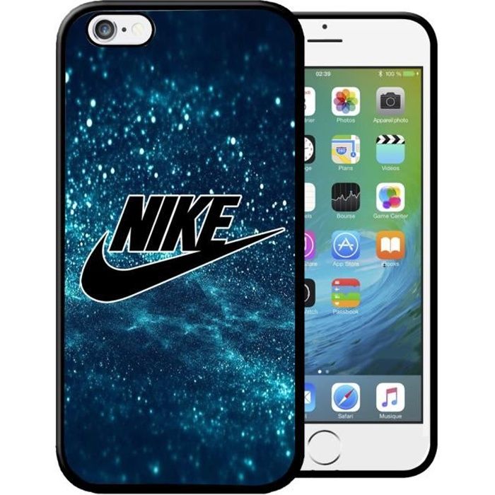 Coque iPhone 6 Plus Nike Blue Etui Housse Bumper Téléphonie
