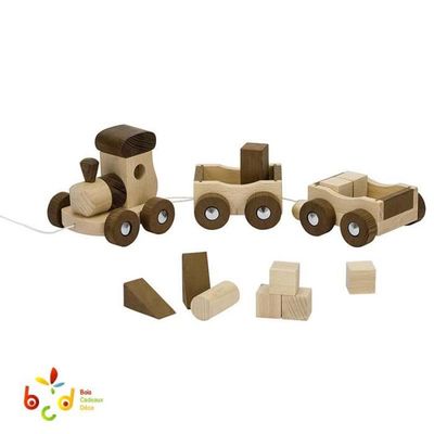 Blocs De Construction En Bois - Blocs Colorés Thème De La Ferme