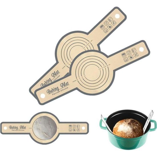 Tapis de cuisson en Siliconen pour four hollandais – Tapis de cuisson pour pâte à pain