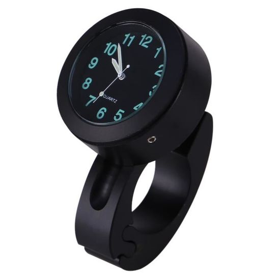 Montre Guidon Chrome Pour Moto Custom - Rétro Vintage - Craftride