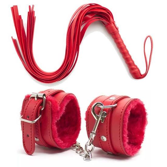 Kit Bondage Attache Lit - Menottes, Poignées Cheville - Soumission/domination