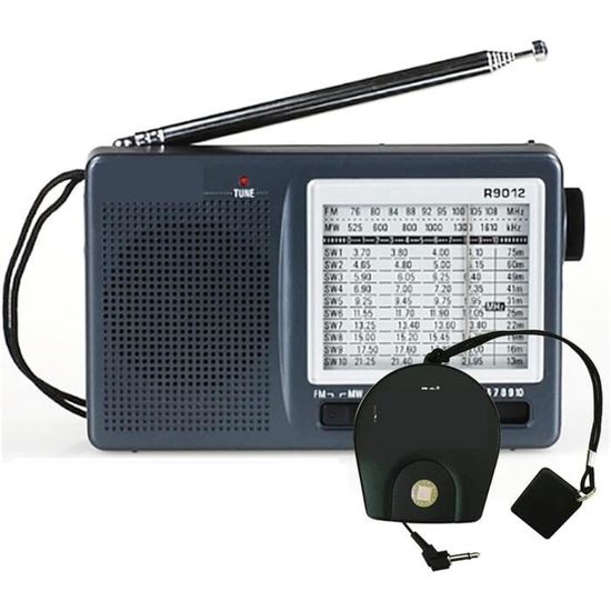 Radio Numérique Portable Eton E10 - AM/FM/ondes Courtes NOAA - Gris - Occasion