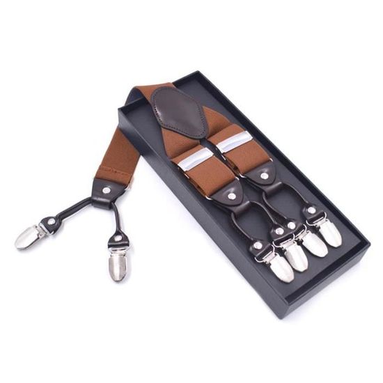 Larges Decathlon EOZY Bretelles Homme Avec 6 Clips Bretelle De